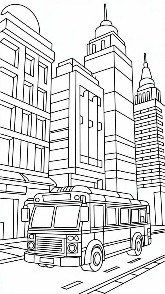 coloriage lego city