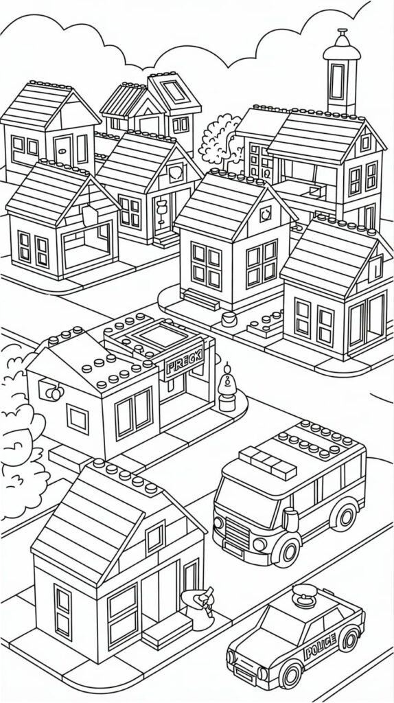 coloriages lego city