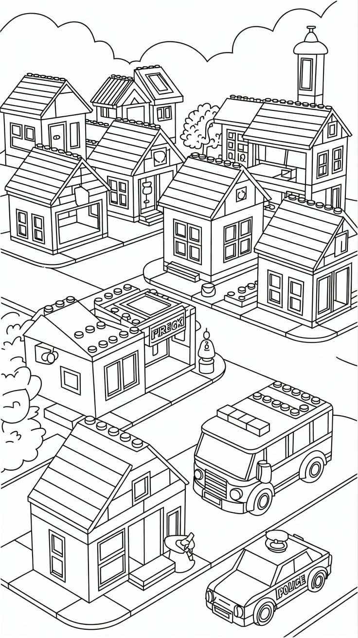 coloriages lego city