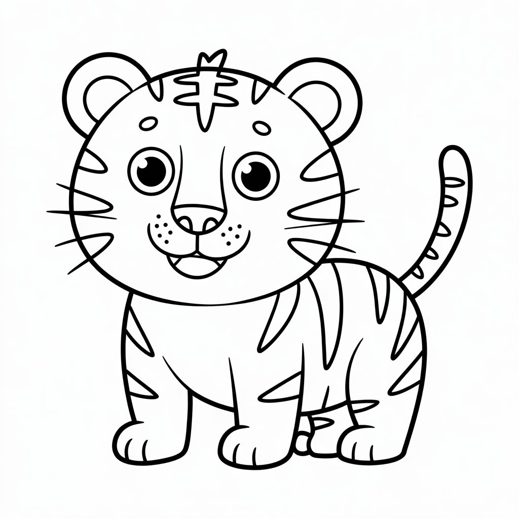 tigre dessin