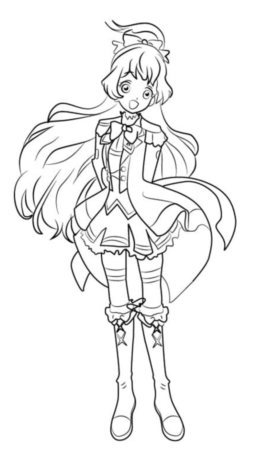 coloriage manga a imprimer