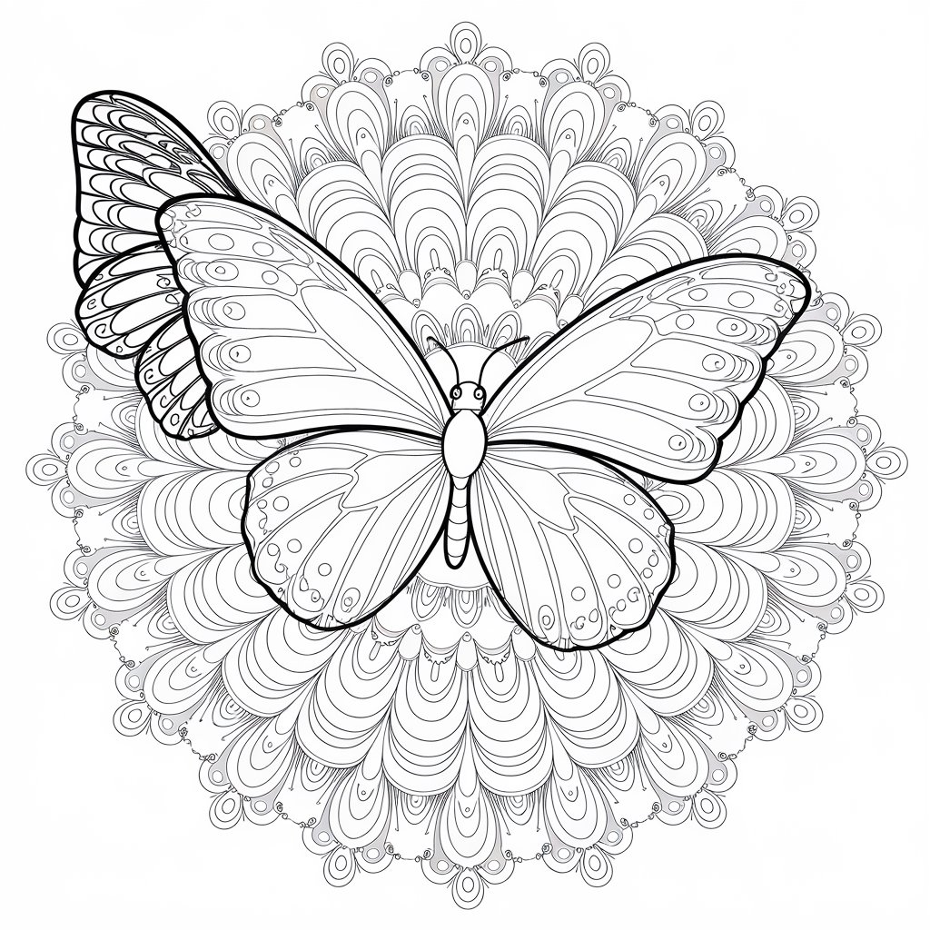 coloriages papillons