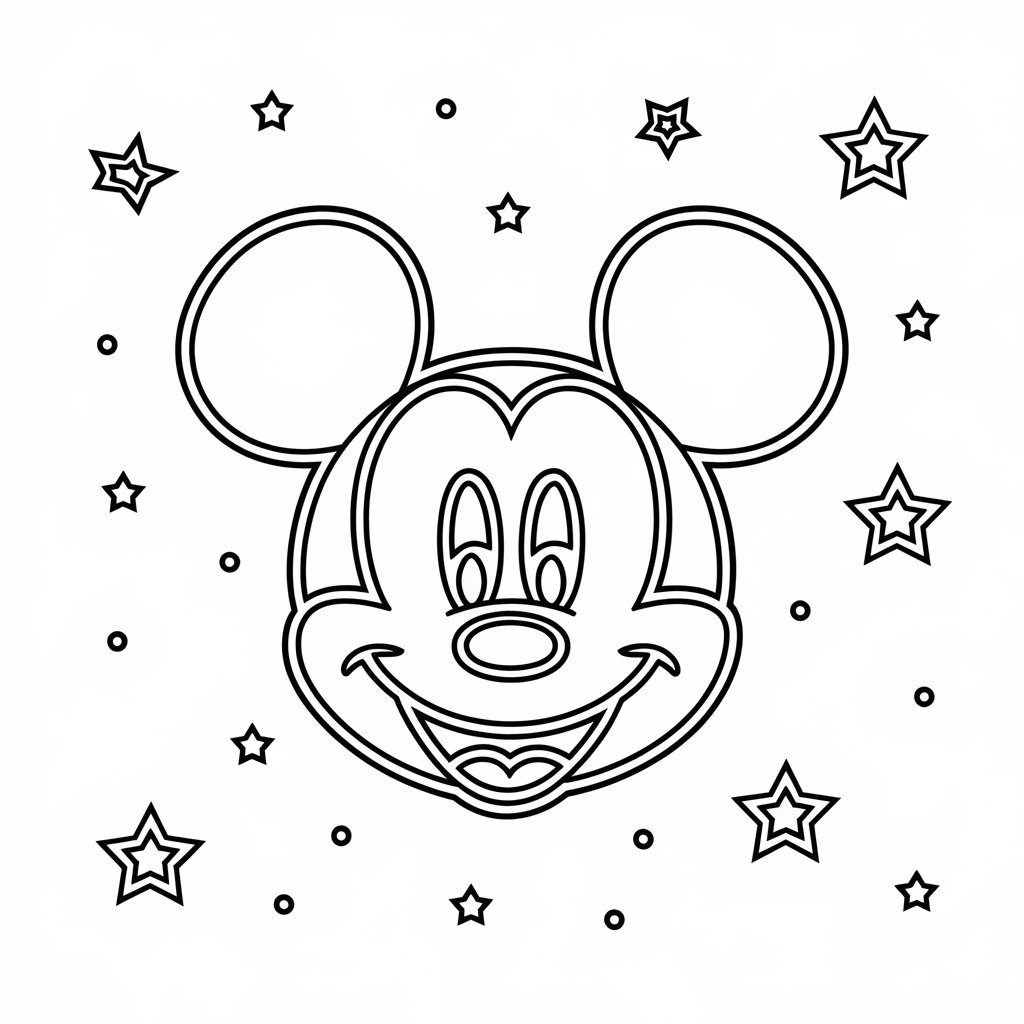 mickey minnie coloriage
