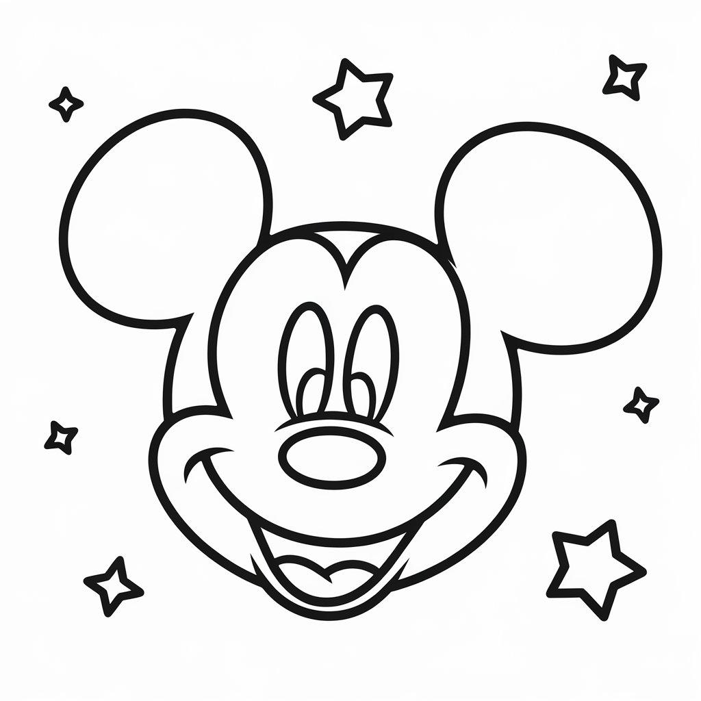 imprimer coloriage mickey