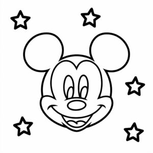 coloriage imprimer mickey