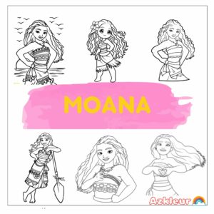 Coloriage Vaiana