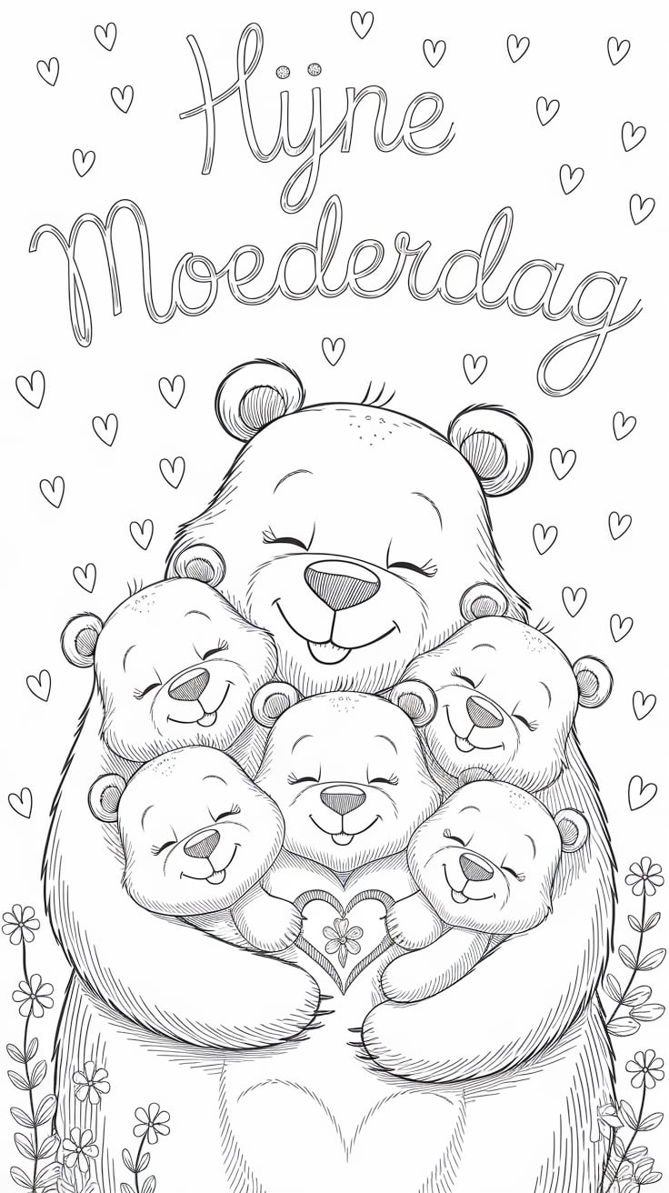 dessin fête des mères