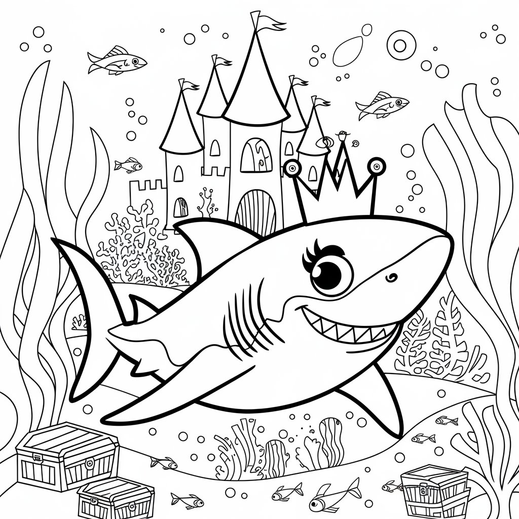 coloriages requins
