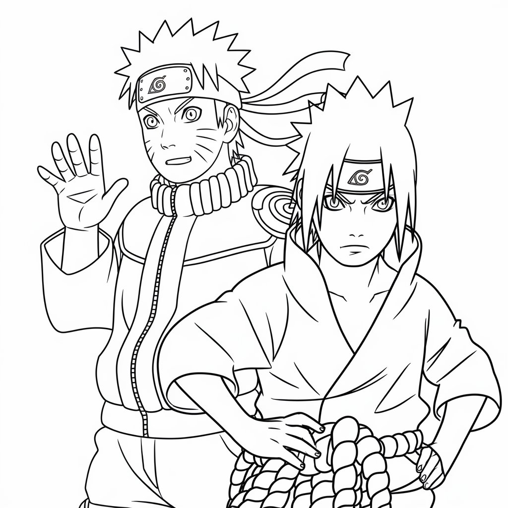 imprimer coloriage naruto