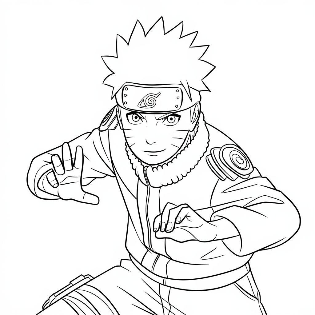 coloriages naruto