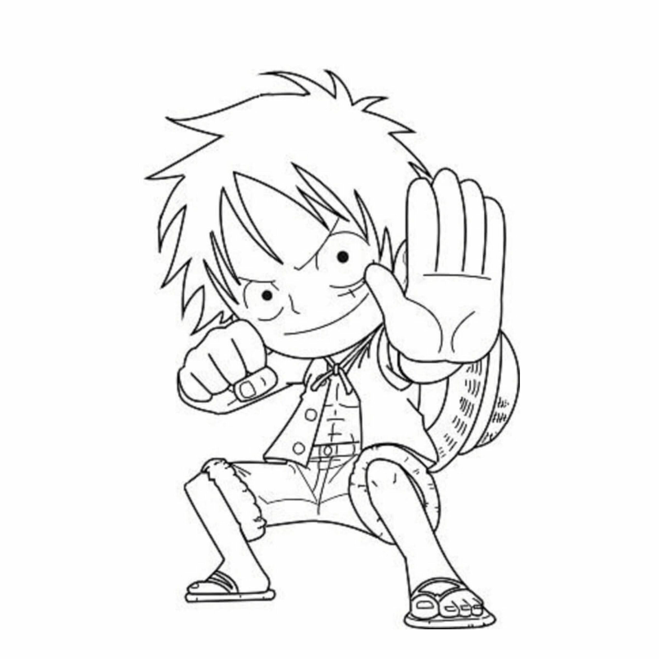 one piece coloriage à imprimer