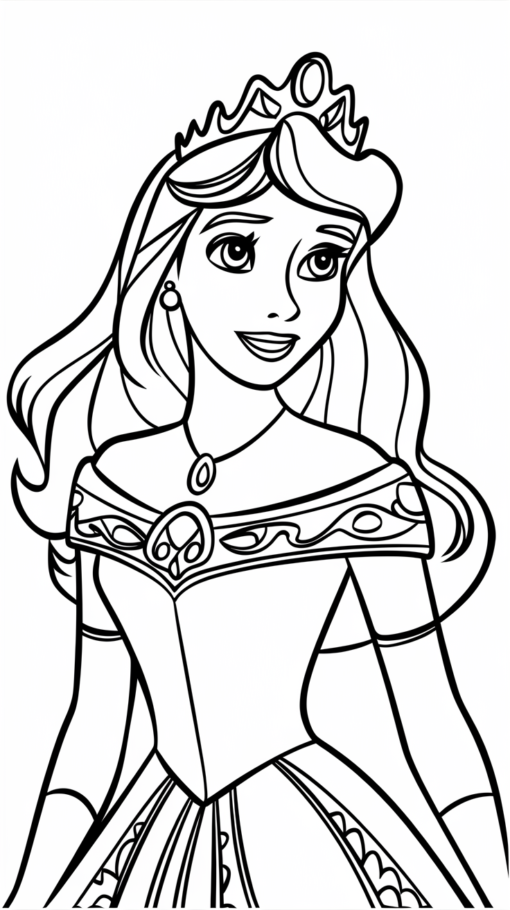 princesse disney coloriage