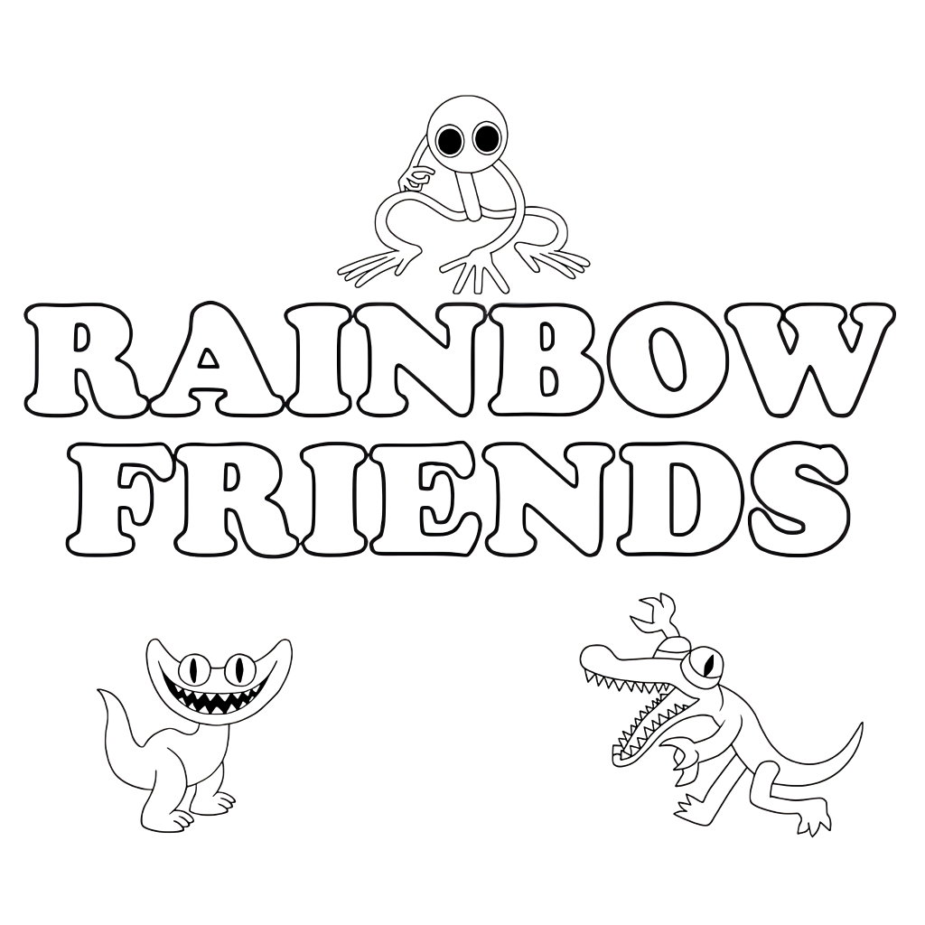 coloriage rainbow friends roblox