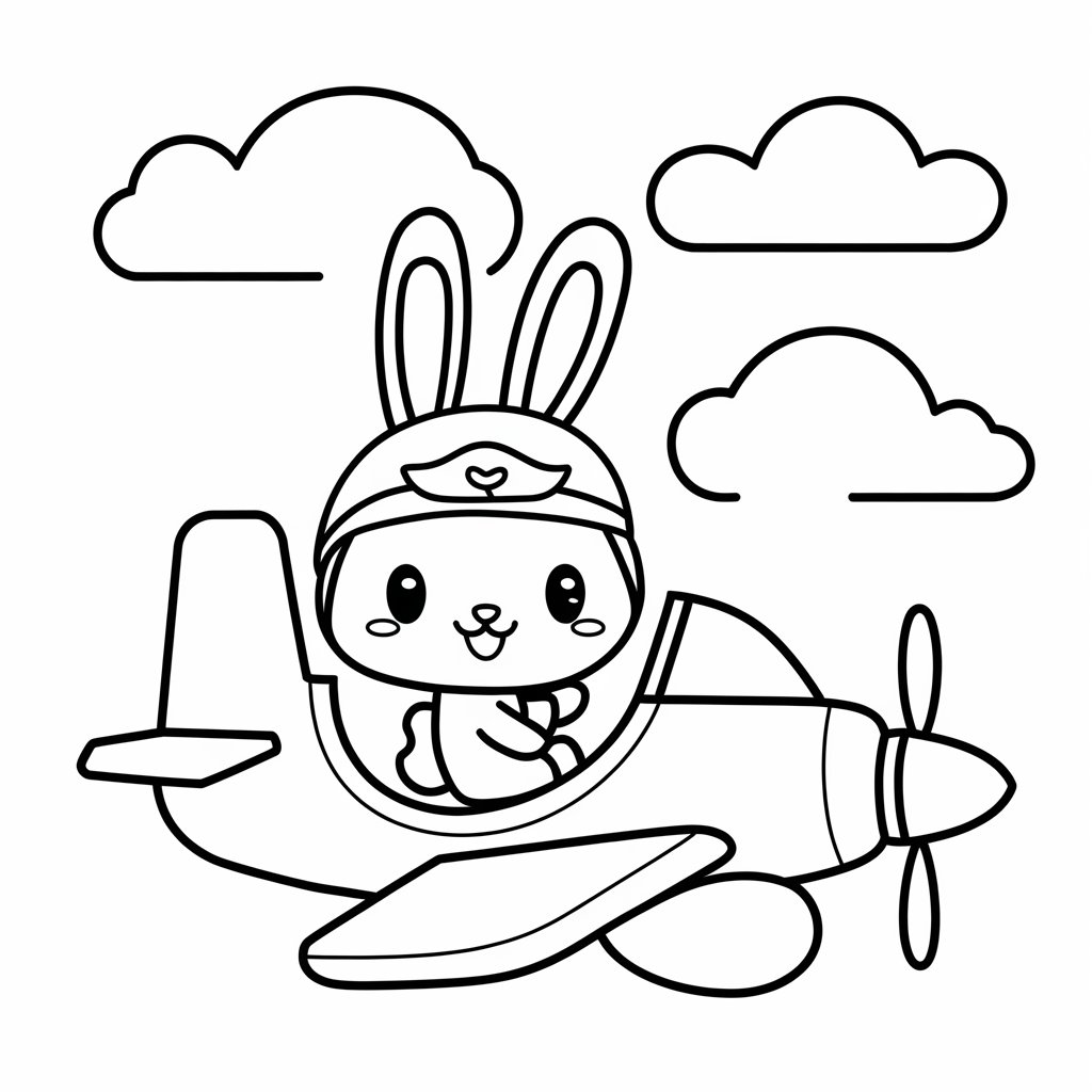 coloriage lapin