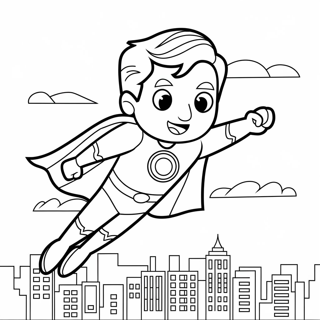 coloriage super heroes