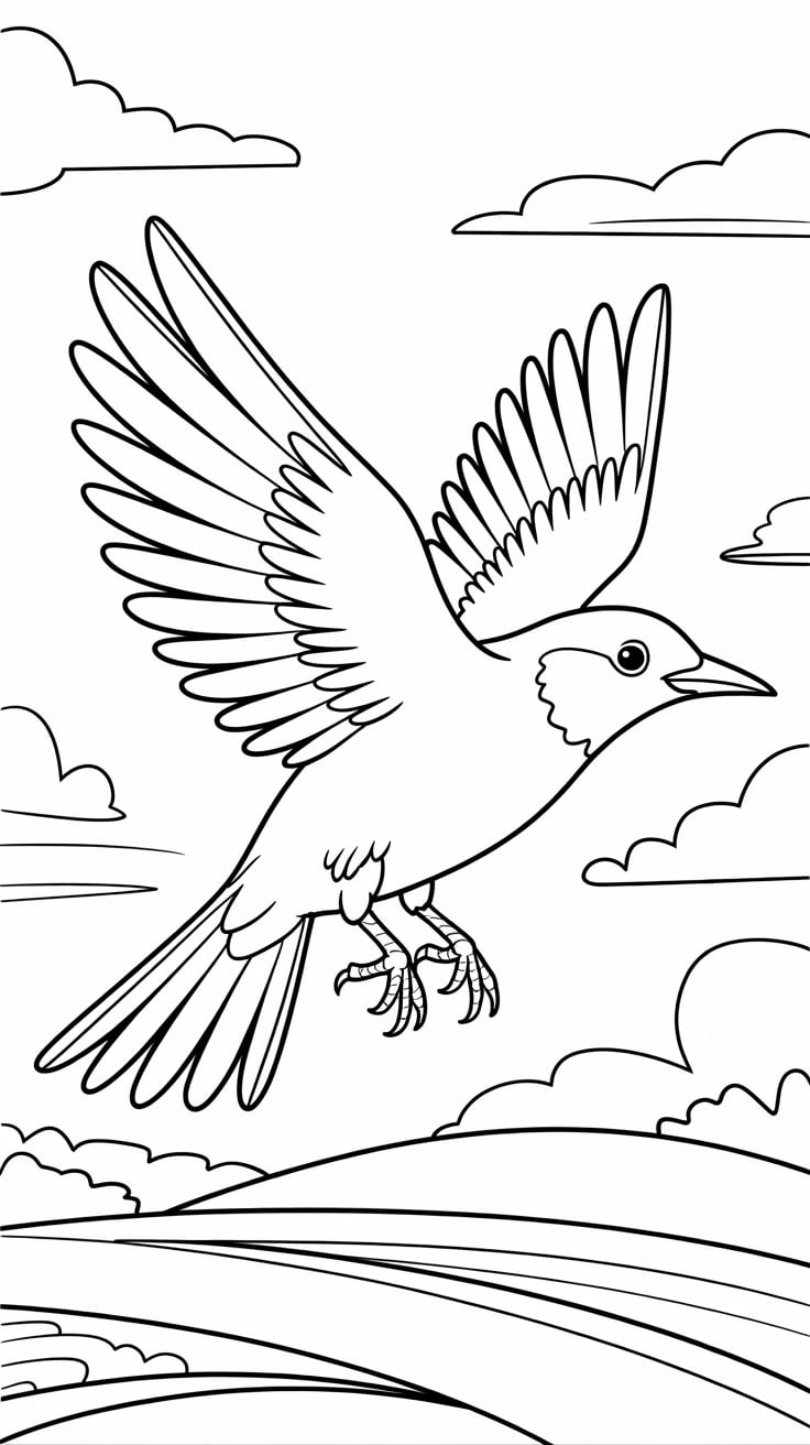 oiseaux coloriages