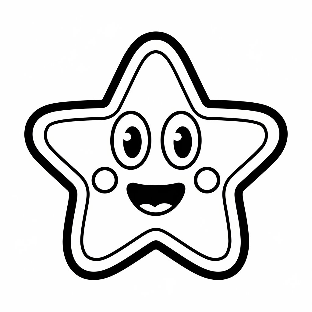 coloriage étoile filante