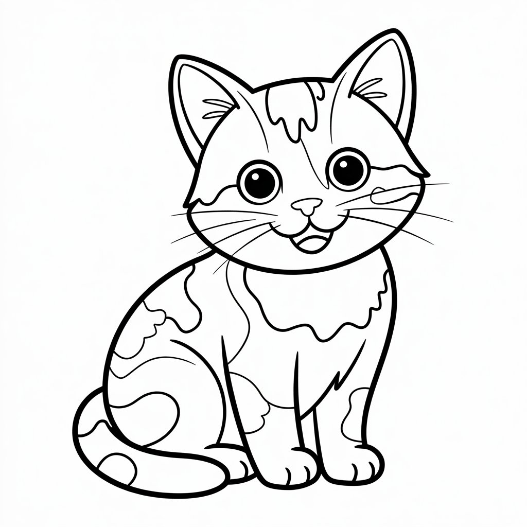 coloriage chien chat