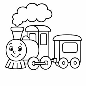 coloriage train thomas