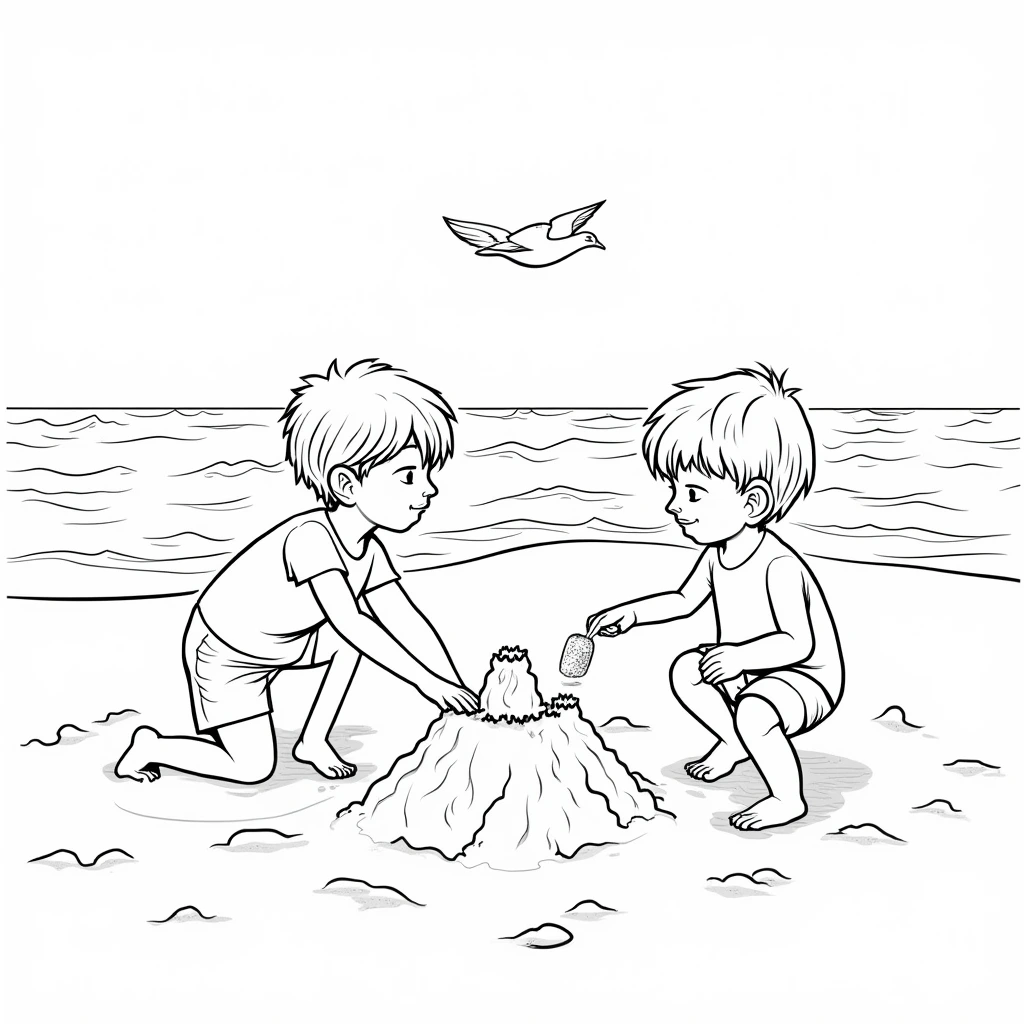 coloriage vacances été