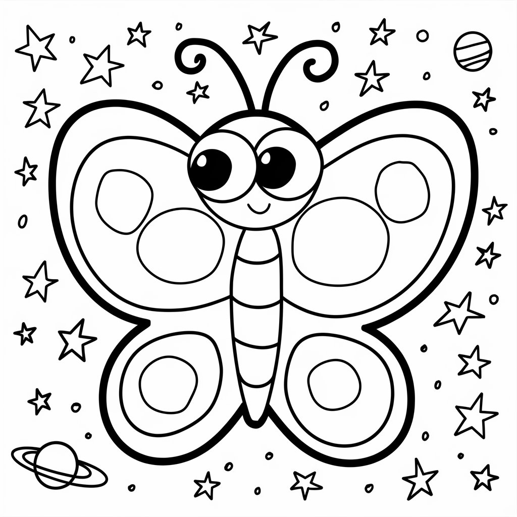 coloriage de papillon