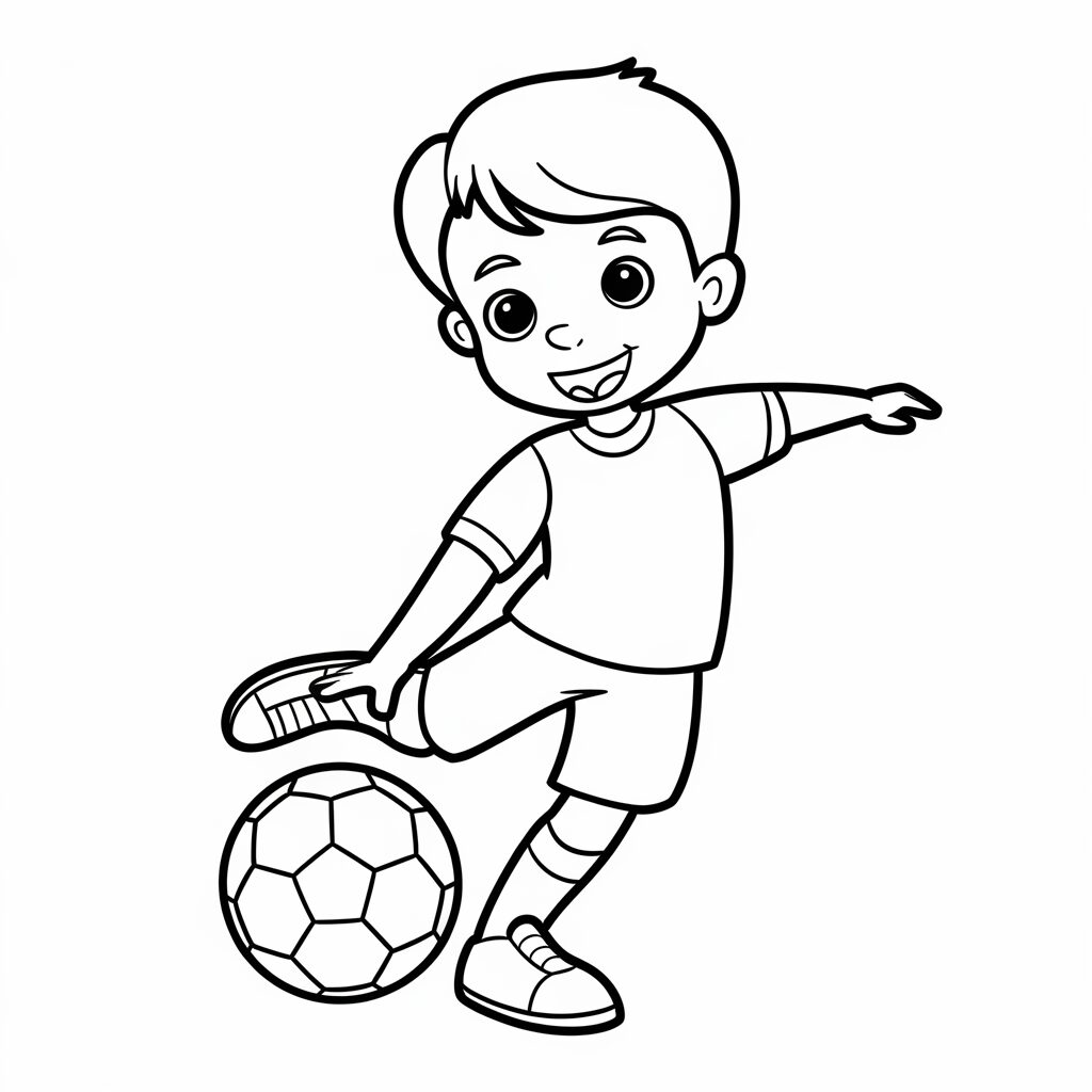 coloriage de football