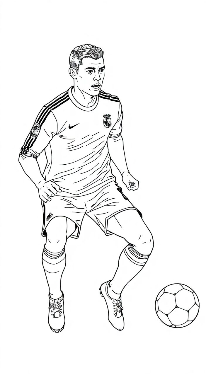 coloriage football
