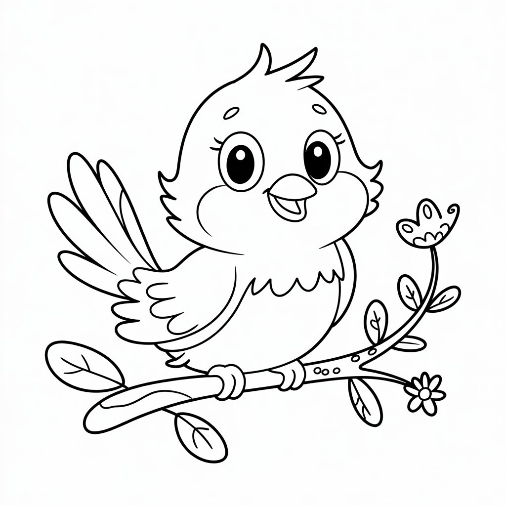 oiseau coloriage