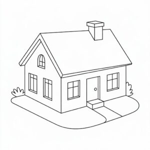 maison dessin facile