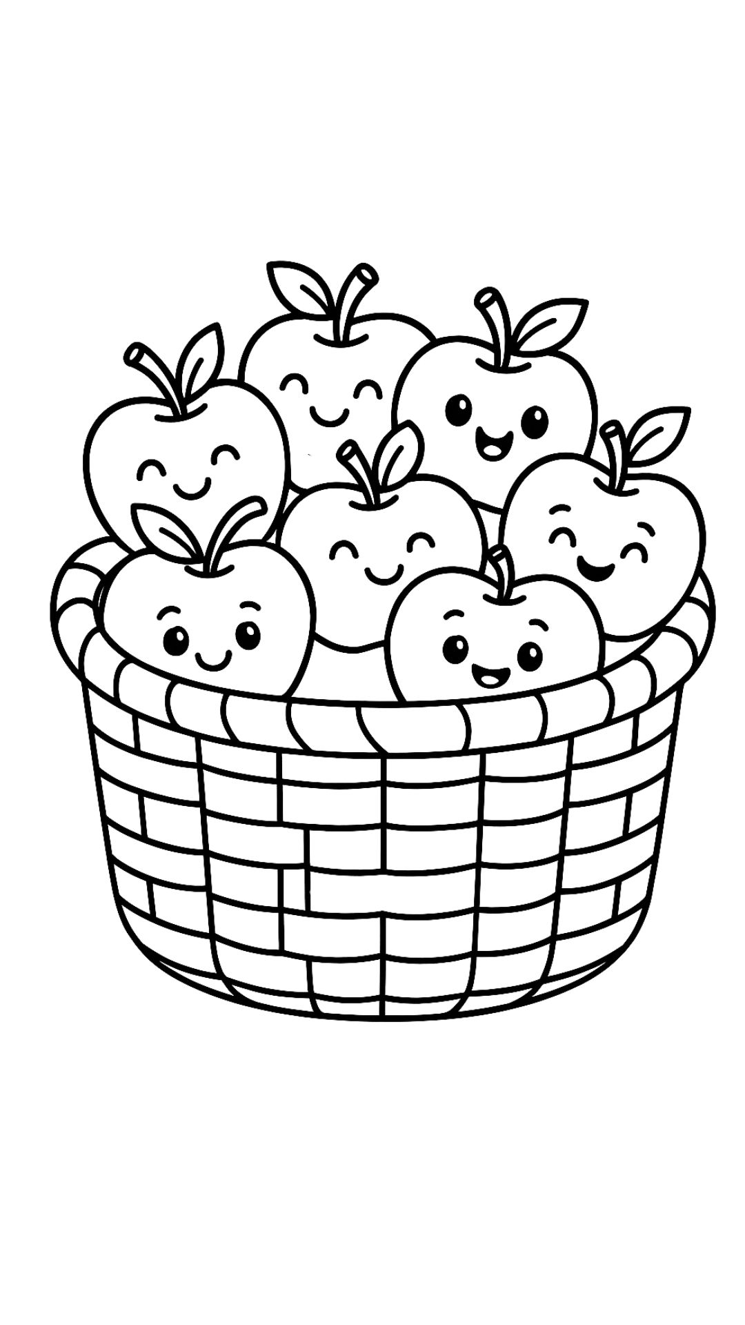 coloriage magique pomme