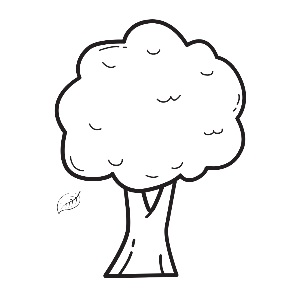 dessin arbres facile