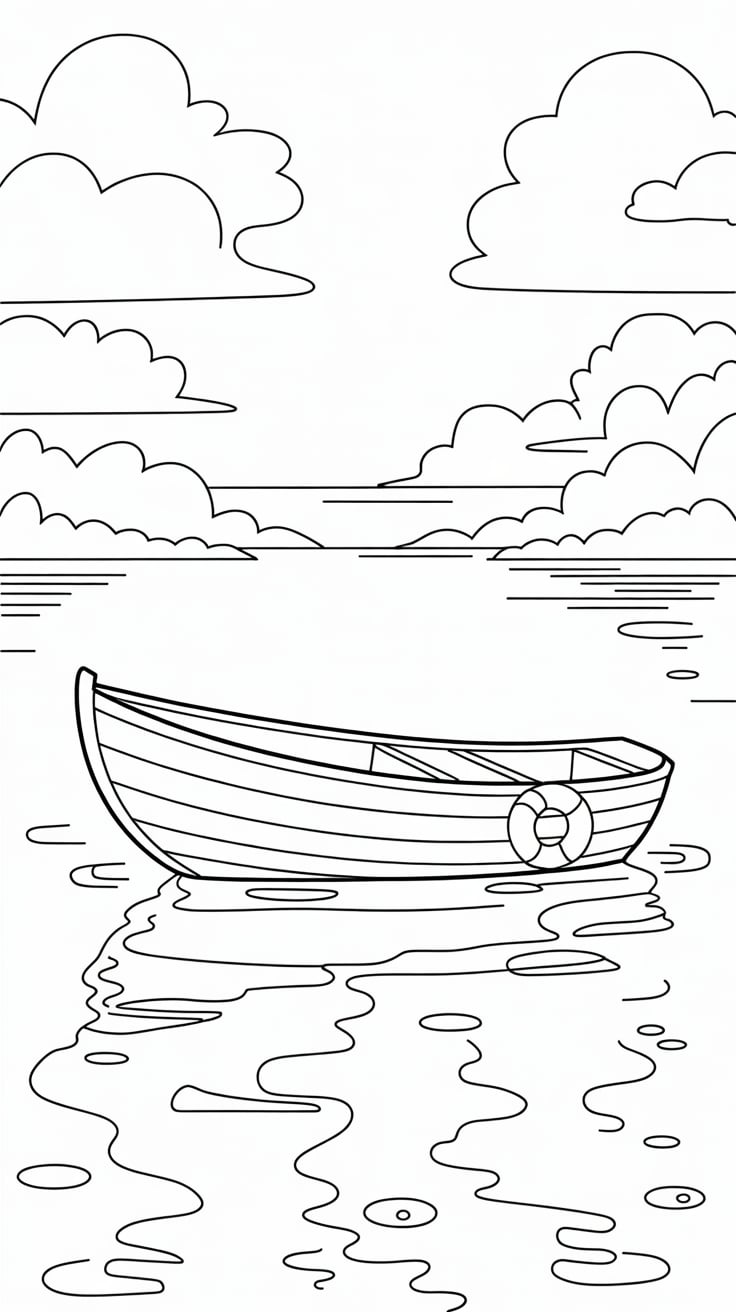 coloriage bateau pirate