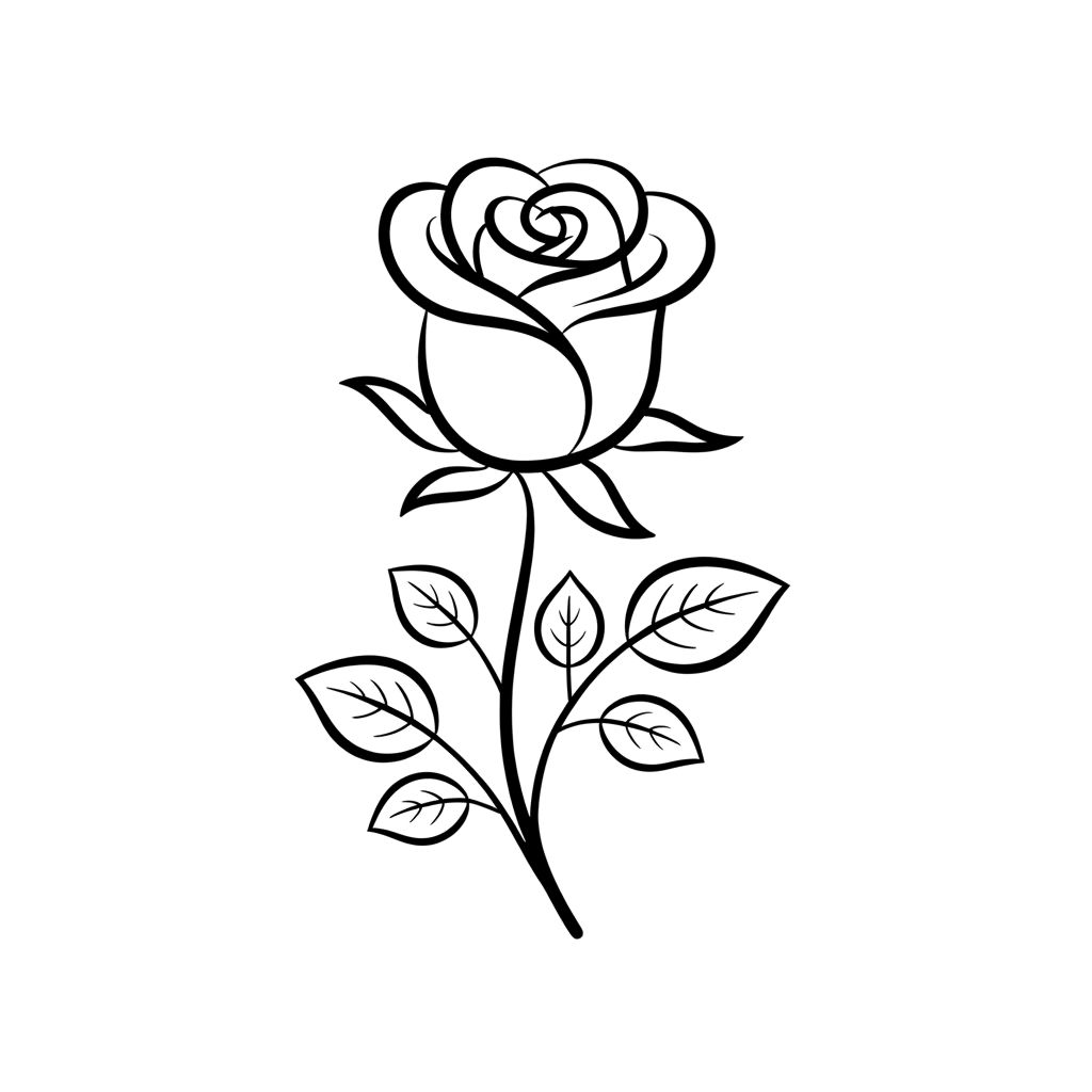 coloriage fleurs roses