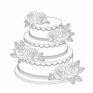 carte gâteau d'anniversaire coloriage maternelle