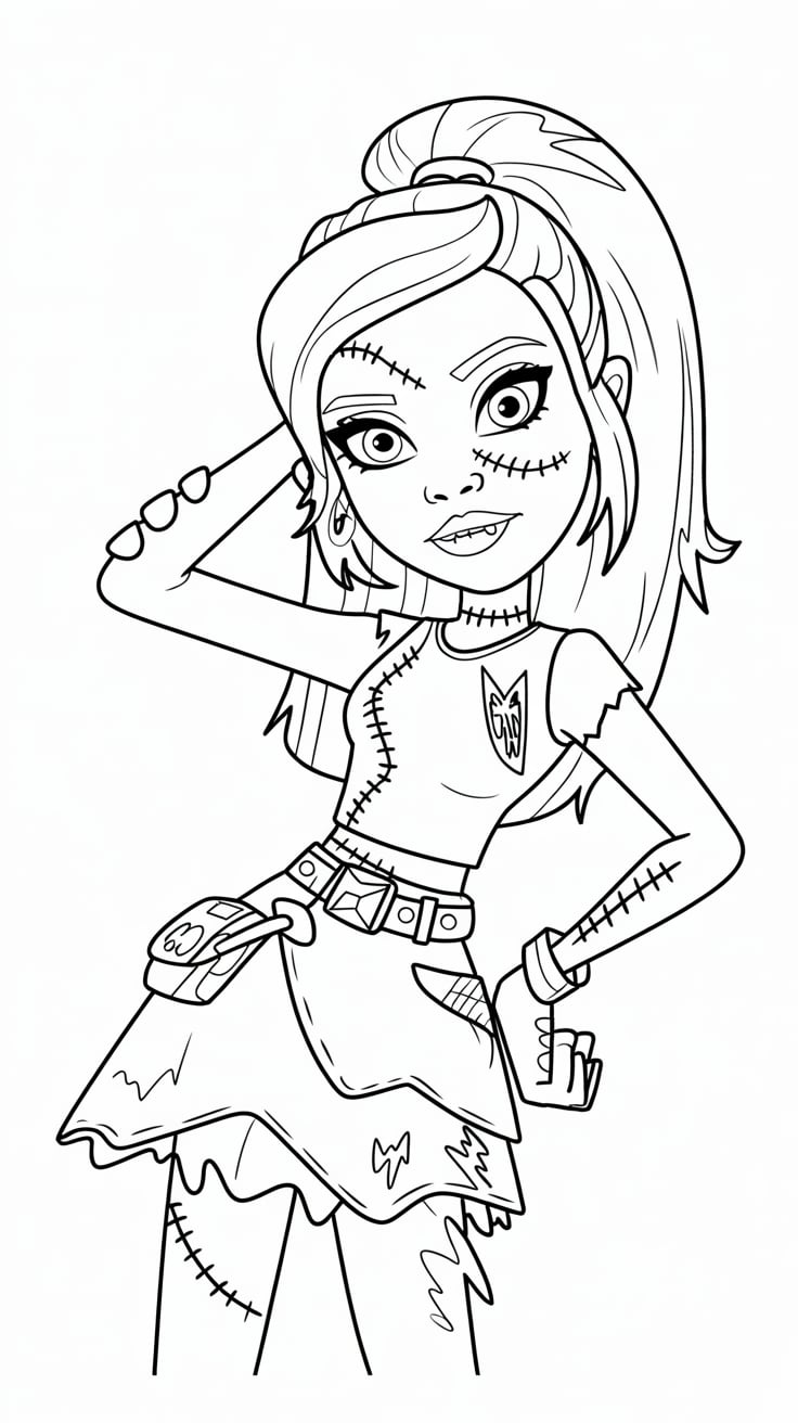 coloriage a imprimer gratuit monster high