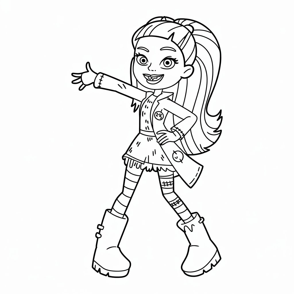 coloriage des monster high