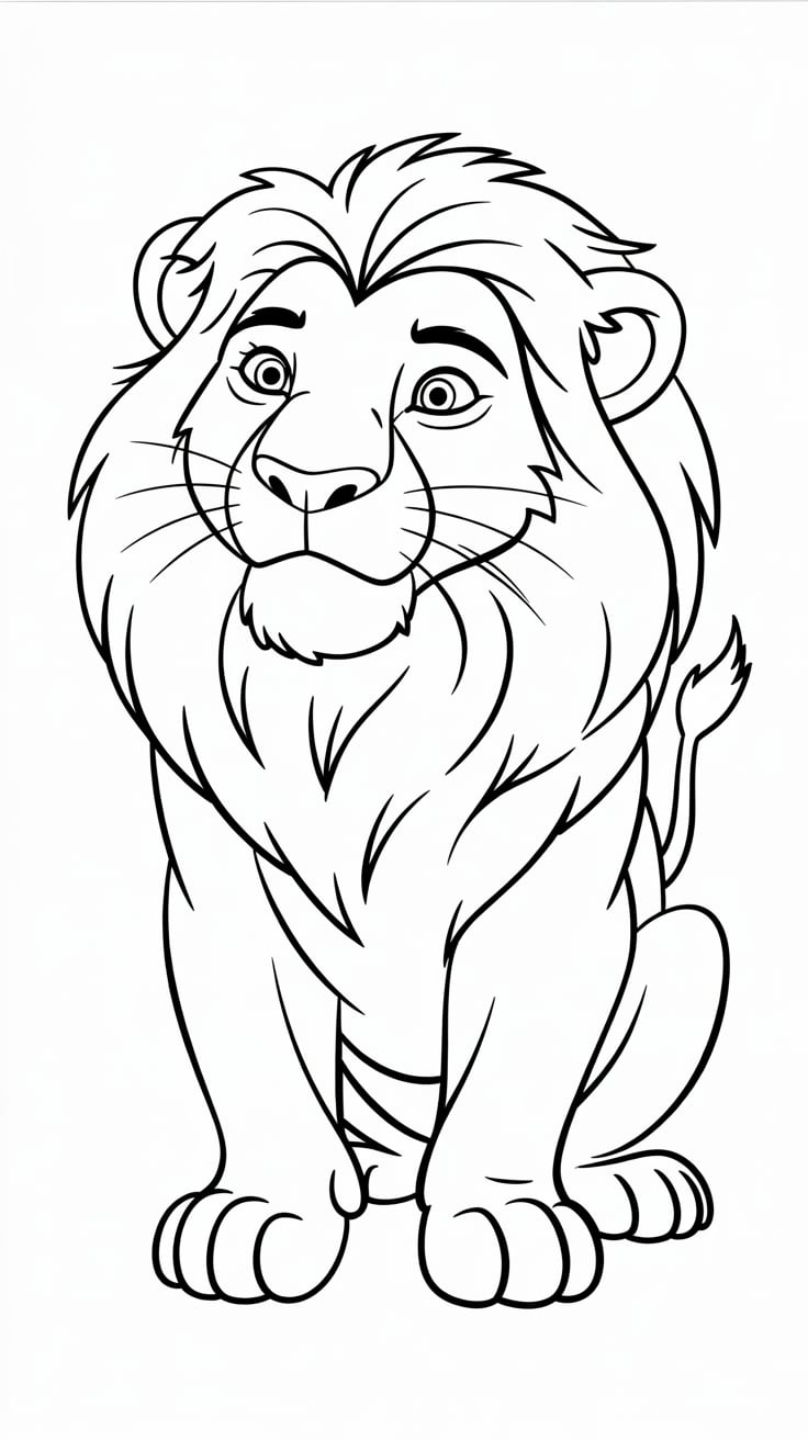 coloriage garde du roi lion