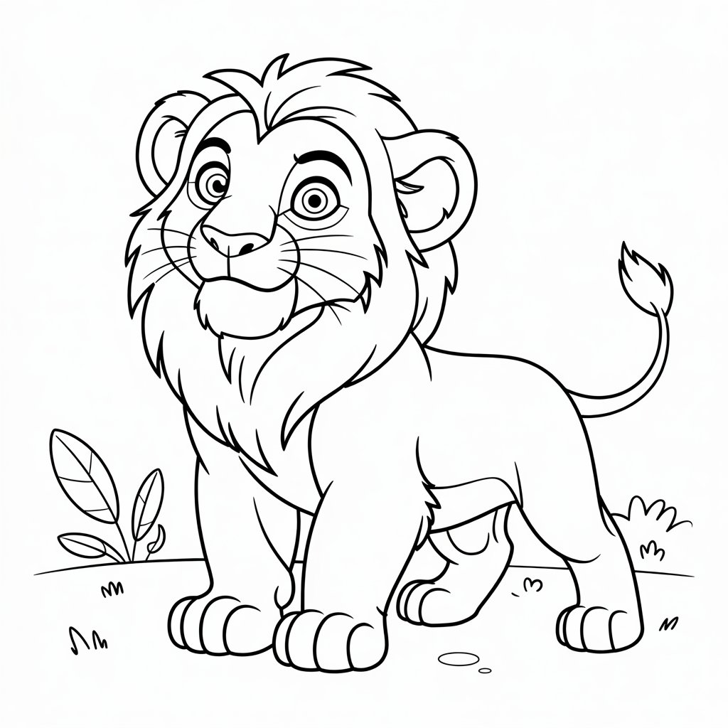 coloriage le roi lion