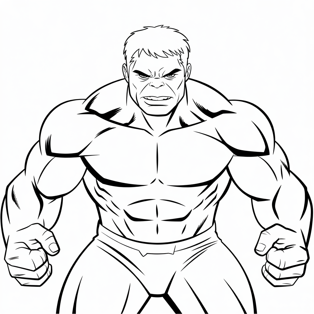 coloriages hulk