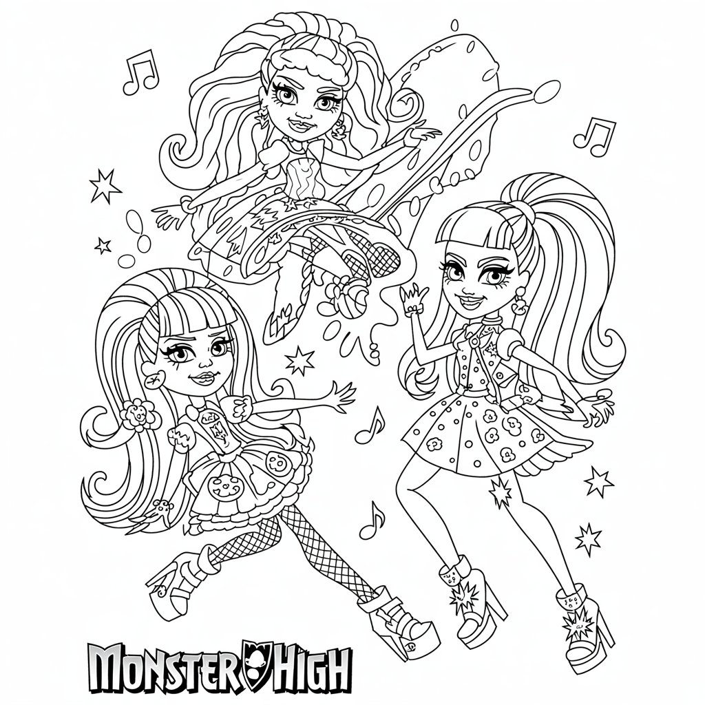 coloriages monster high