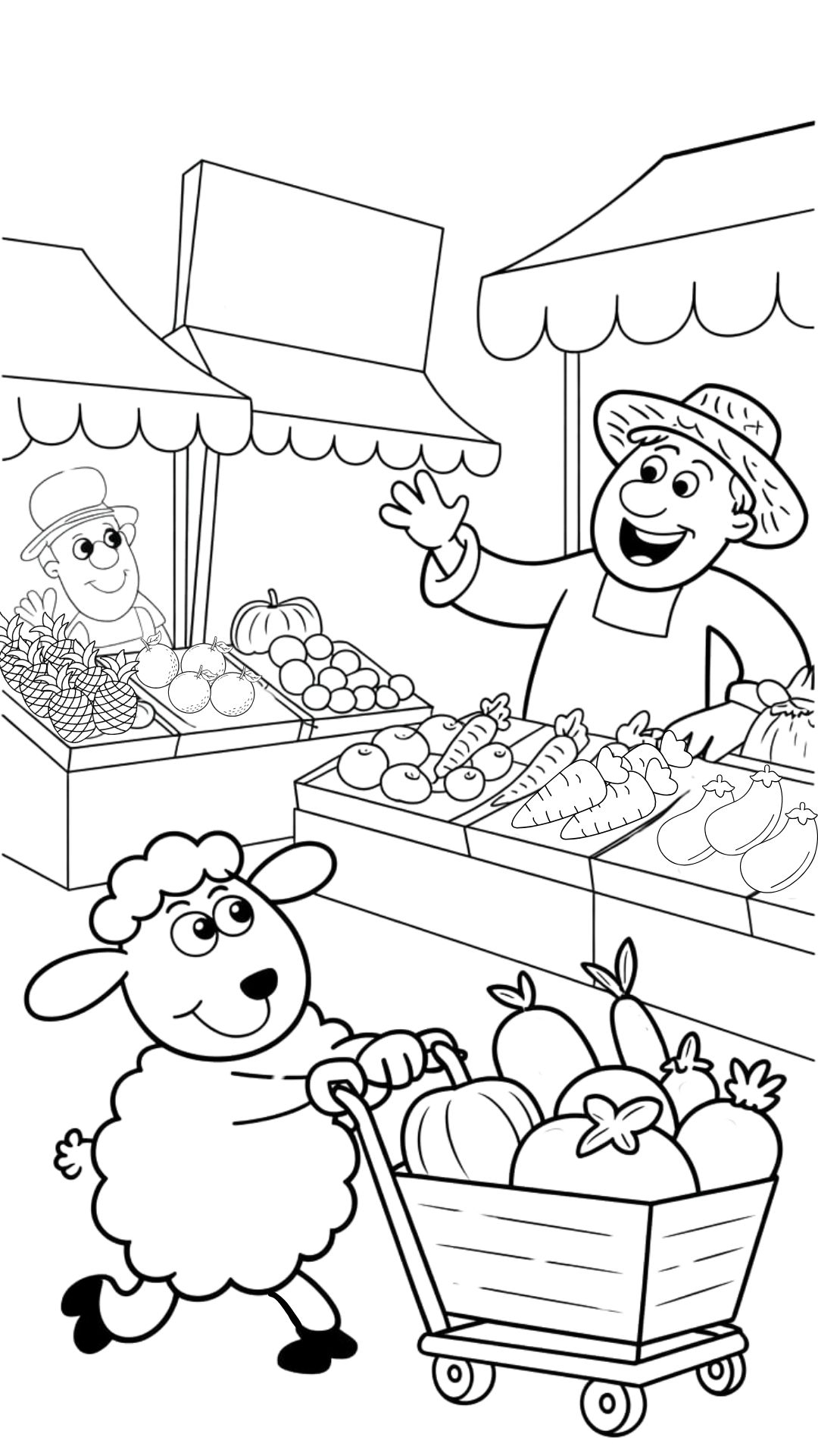 coloriage à imprimer shaun le mouton