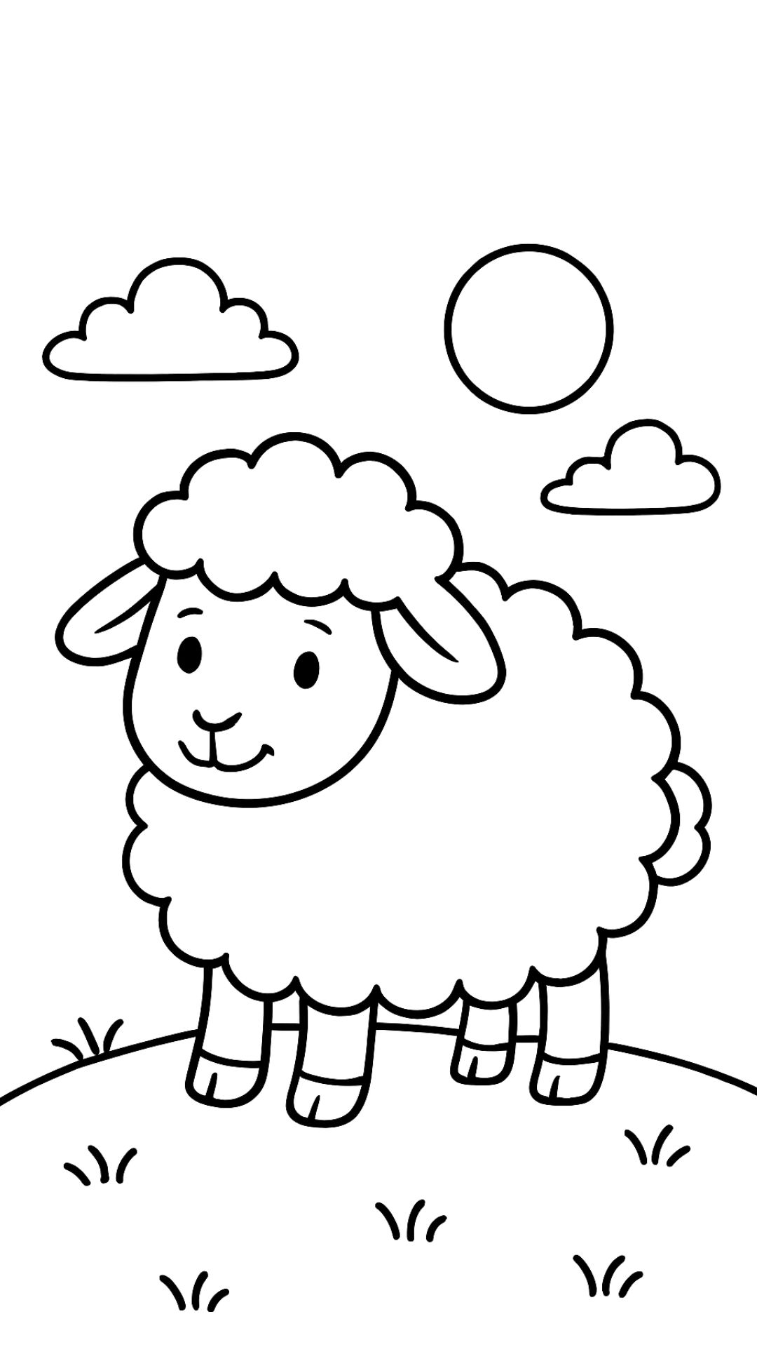 mouton coloriage