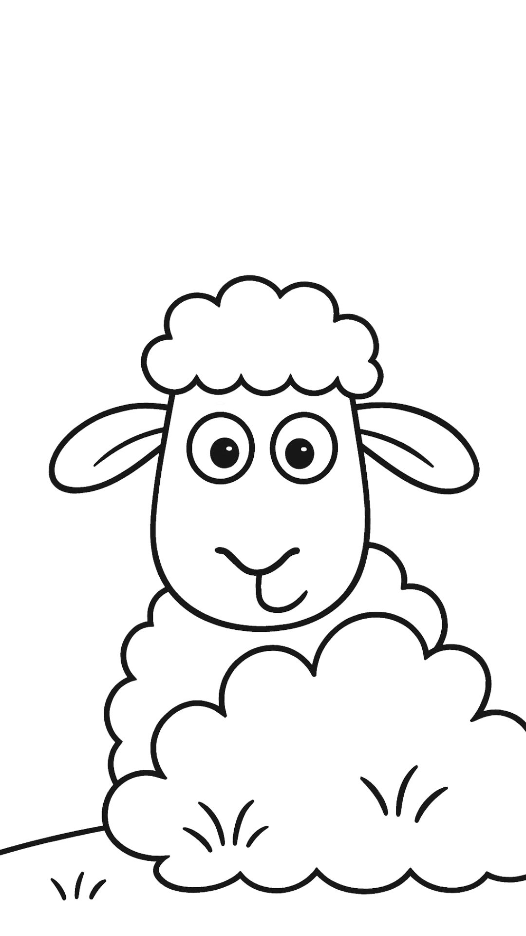 coloriage mouton à imprimer gratuit