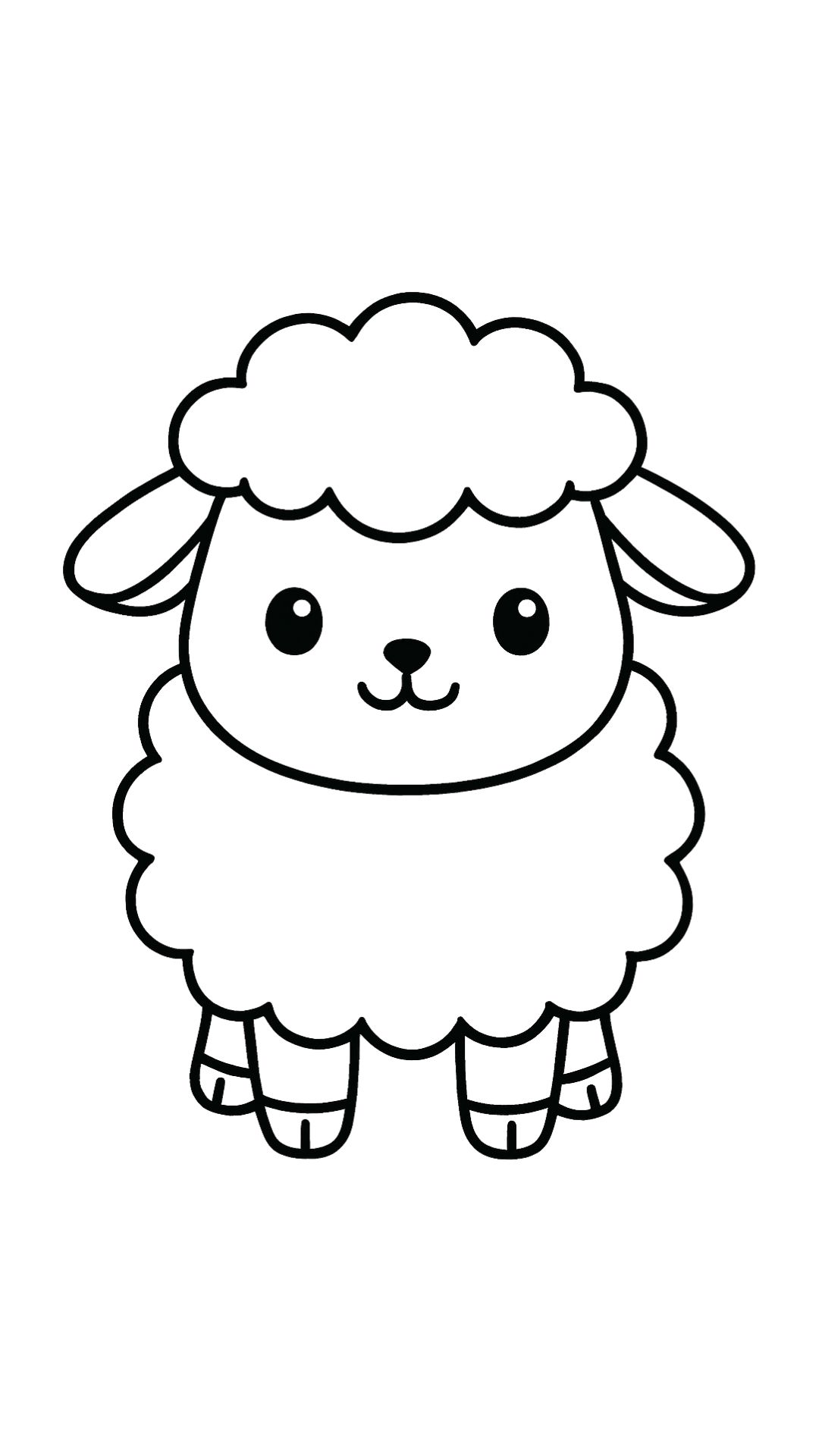 coloriage mouton gratuit