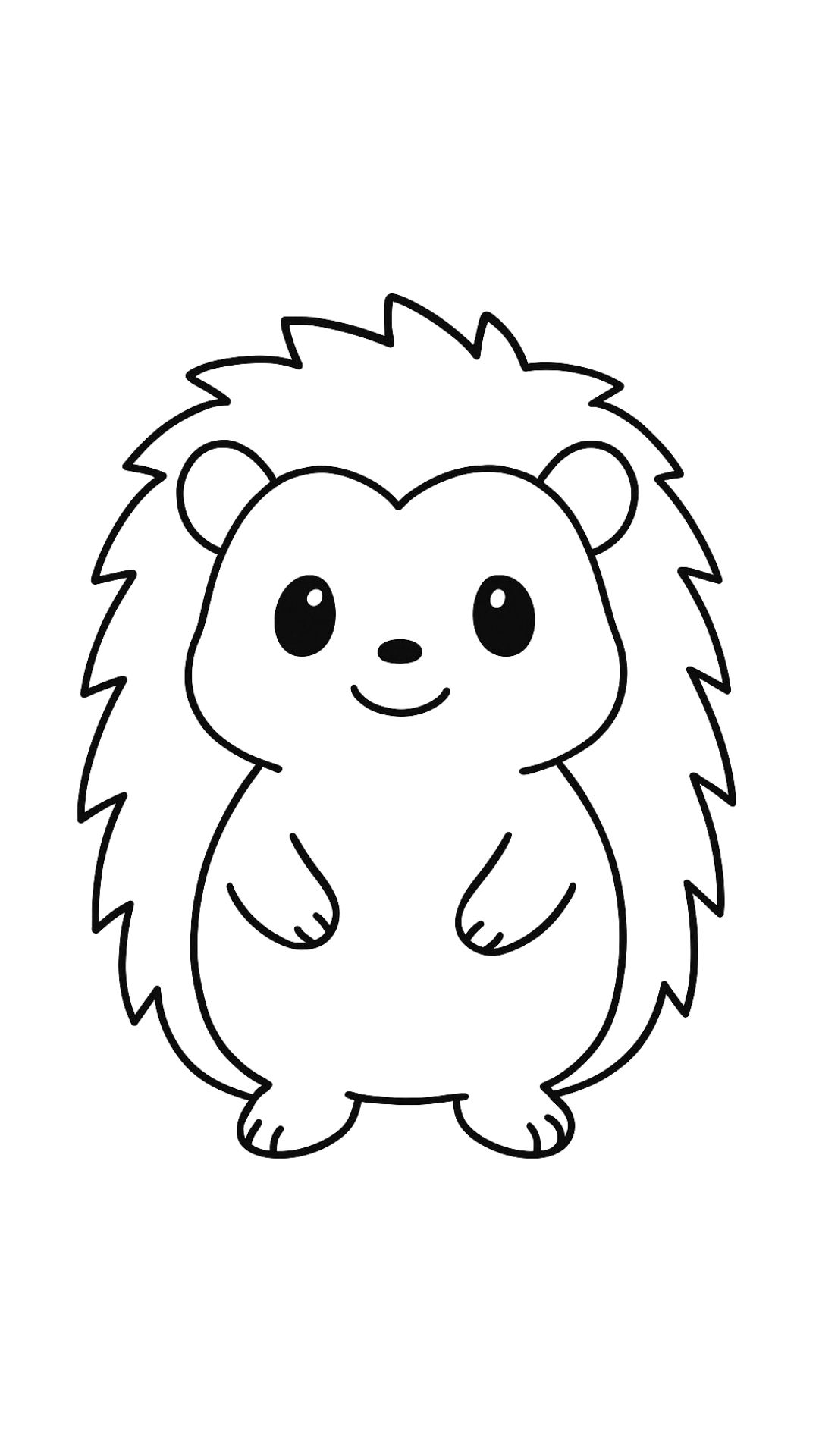 dessin herisson imprimer