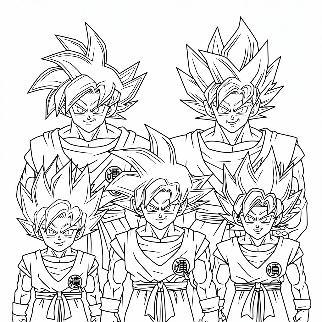 coloriage son goku