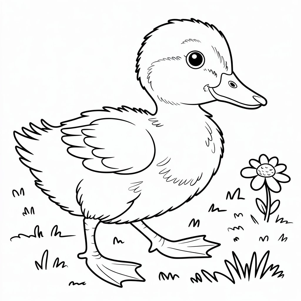 dessin animé canard