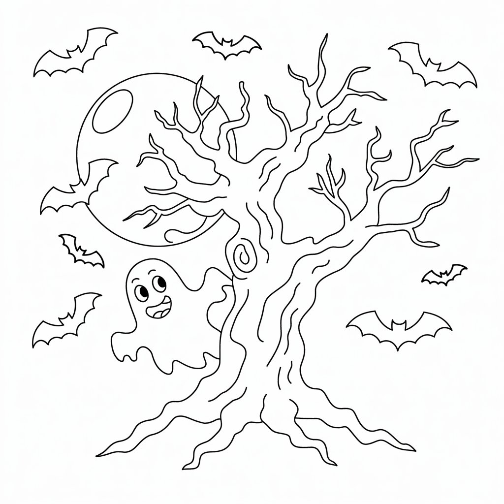 fantôme halloween dessin