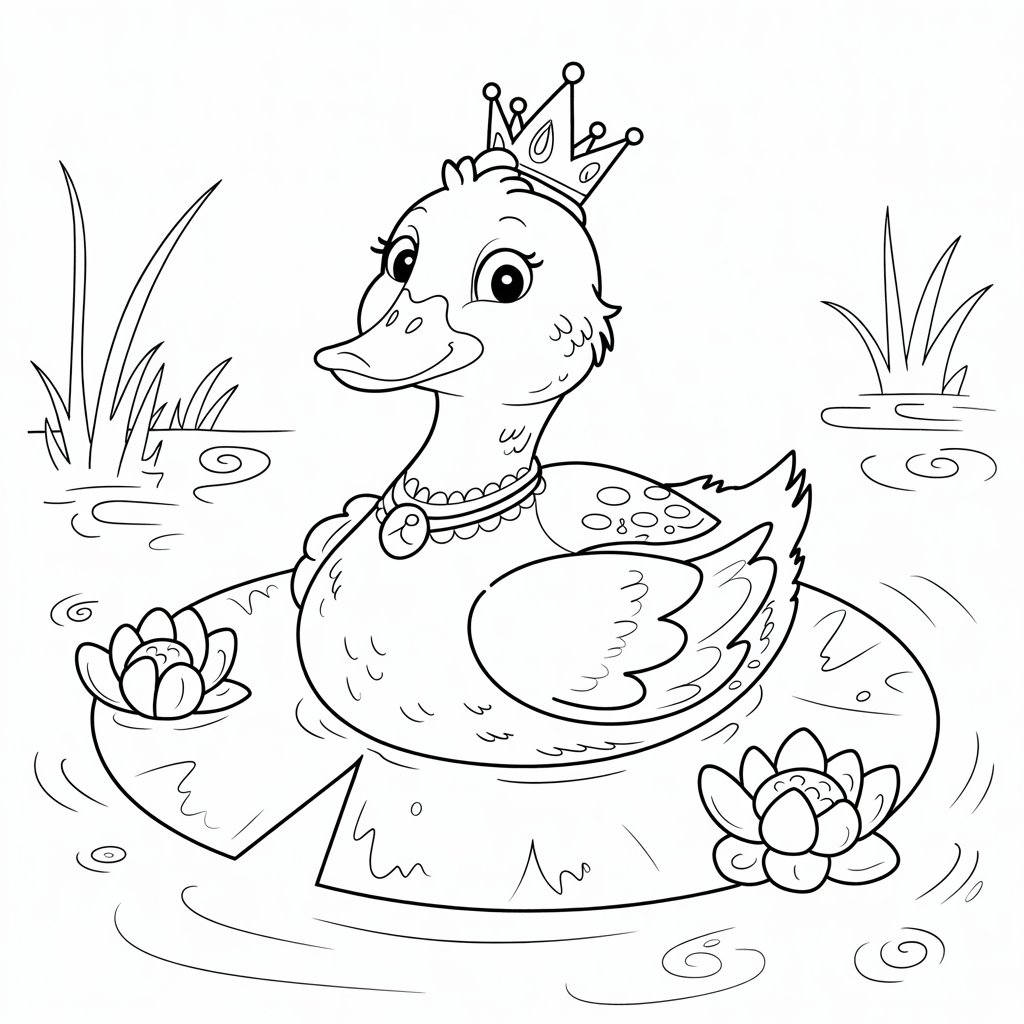 coloriage canards