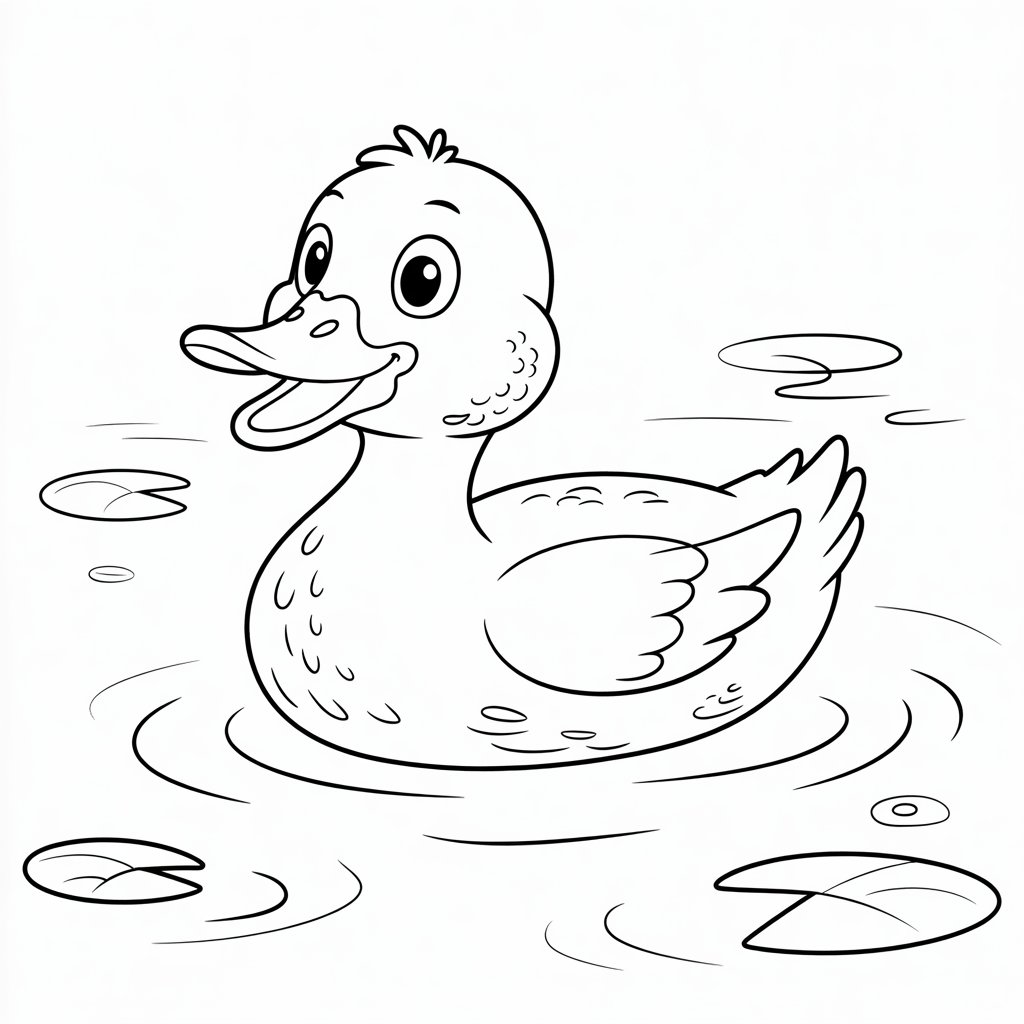 dessiner un canard